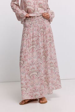 Springfield Printed ruffle blouse printed