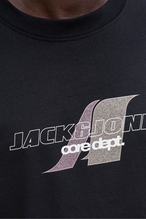 Jack & Jones Regular fit T-shirt Crna