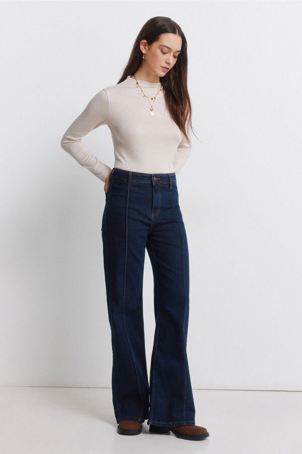 Springfield Majica sa Perkins kragnom Bež