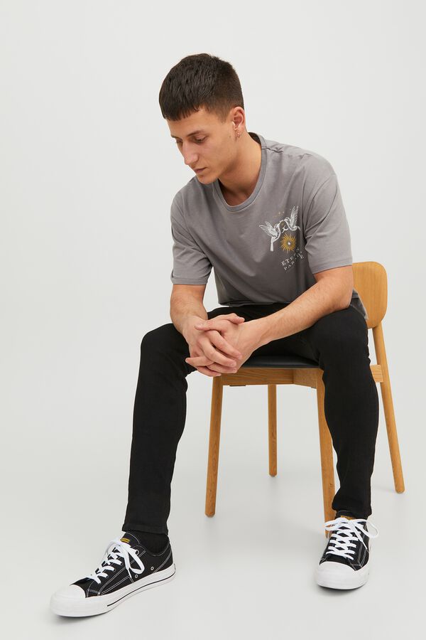 Jack & Jones Skinny-Jeans mit f&uuml;nf Taschen Schwarz