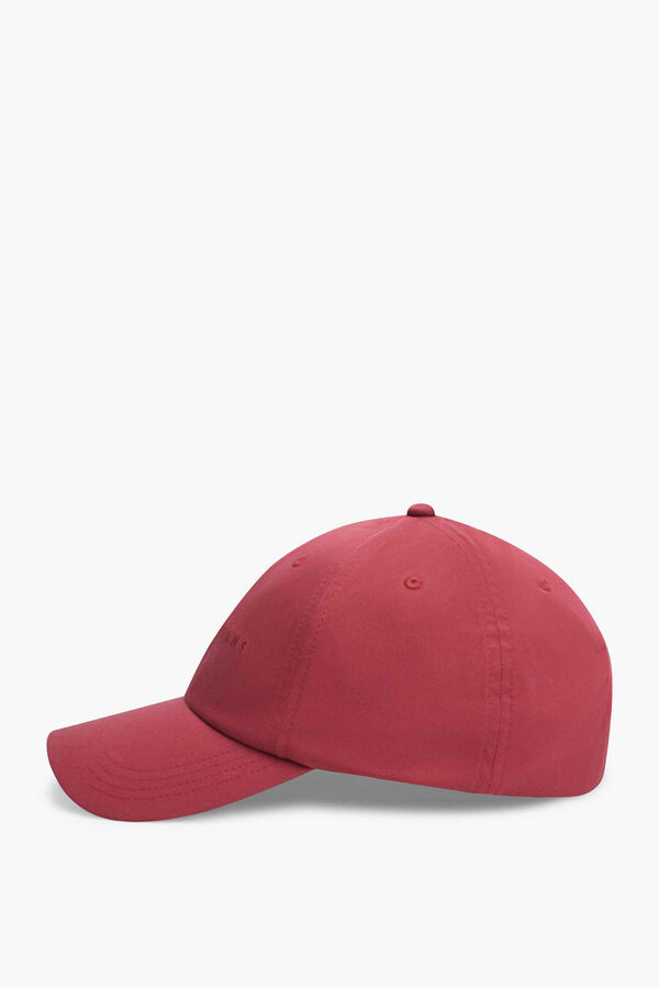 Tommy Jeans Gorra Tommy Jeans con logotipo frontal rosa