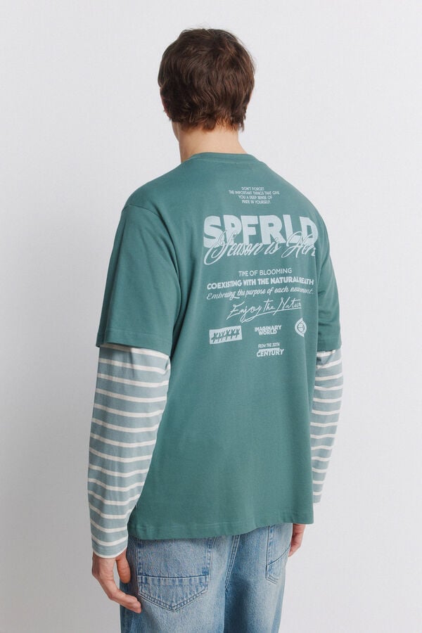 Springfield Branded T-shirt blue