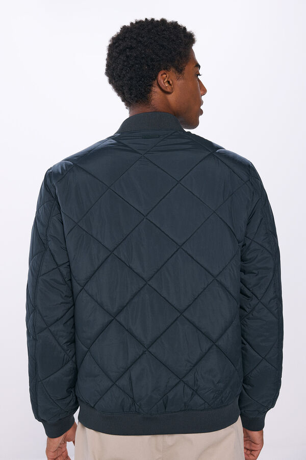 Springfield Quilted bomber jacket green