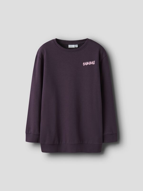 Name It Sudadera cuello redondo morado/lila