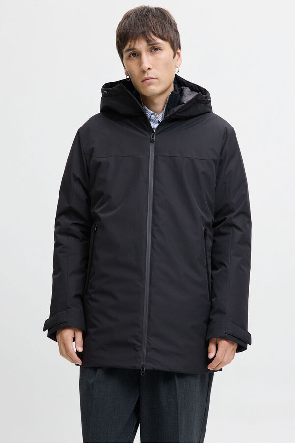 Jack & Jones Parka curta acolchoada preto
