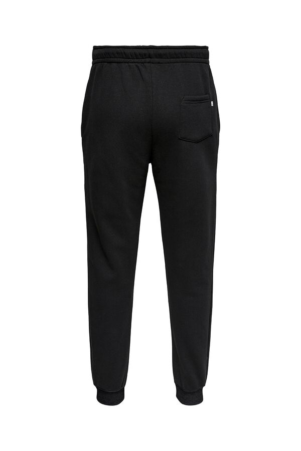 Only & Sons Pantal&oacute;n largo de ch&aacute;ndal negro