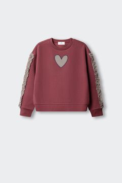 Springfield Kids Sweatshirt cora&ccedil;&atilde;o xadrez menina