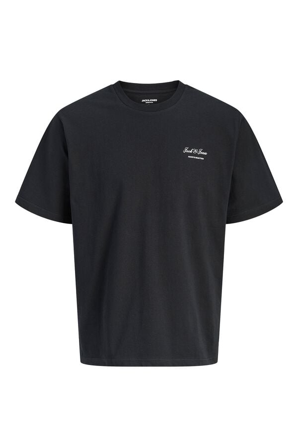 Jack & Jones PLUS T-shirt de manga curta com logo preto