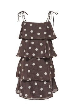 JDY Vestido curto com folhos