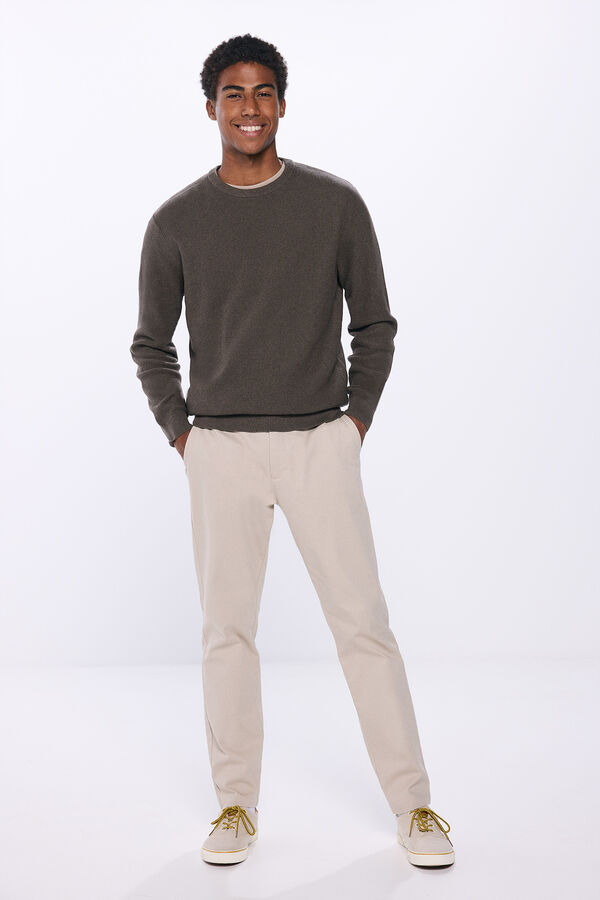 Springfield Textured jumper brown