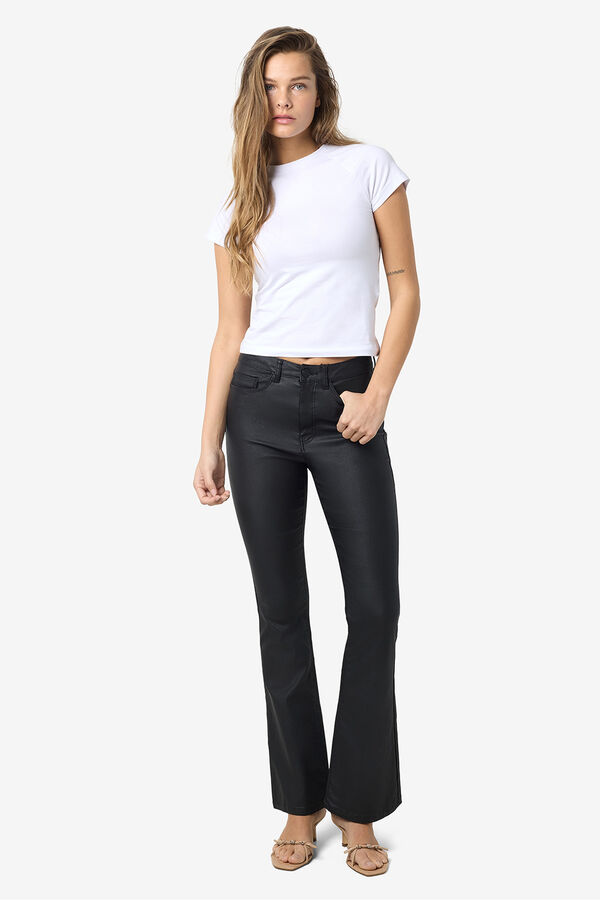 Noisy May Flare Jeans Sallie Schwarz