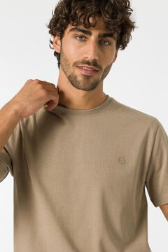Tiffosi Camiseta de algod&atilde;o com estampa em relevo