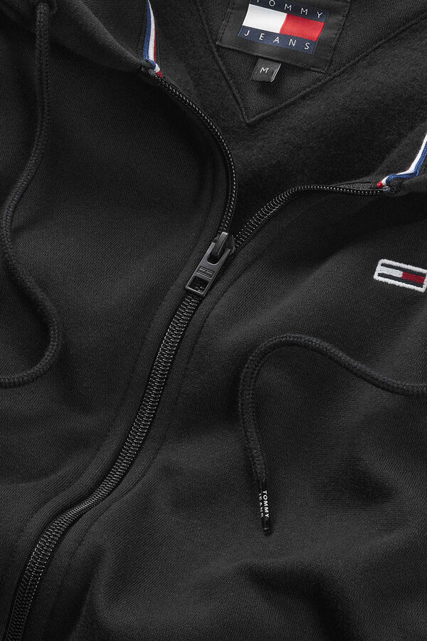 Tommy Jeans Sudadera de corte regular negro