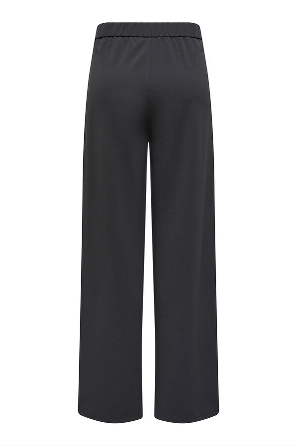 JDY Pantal&oacute;n recto pinzas gris
