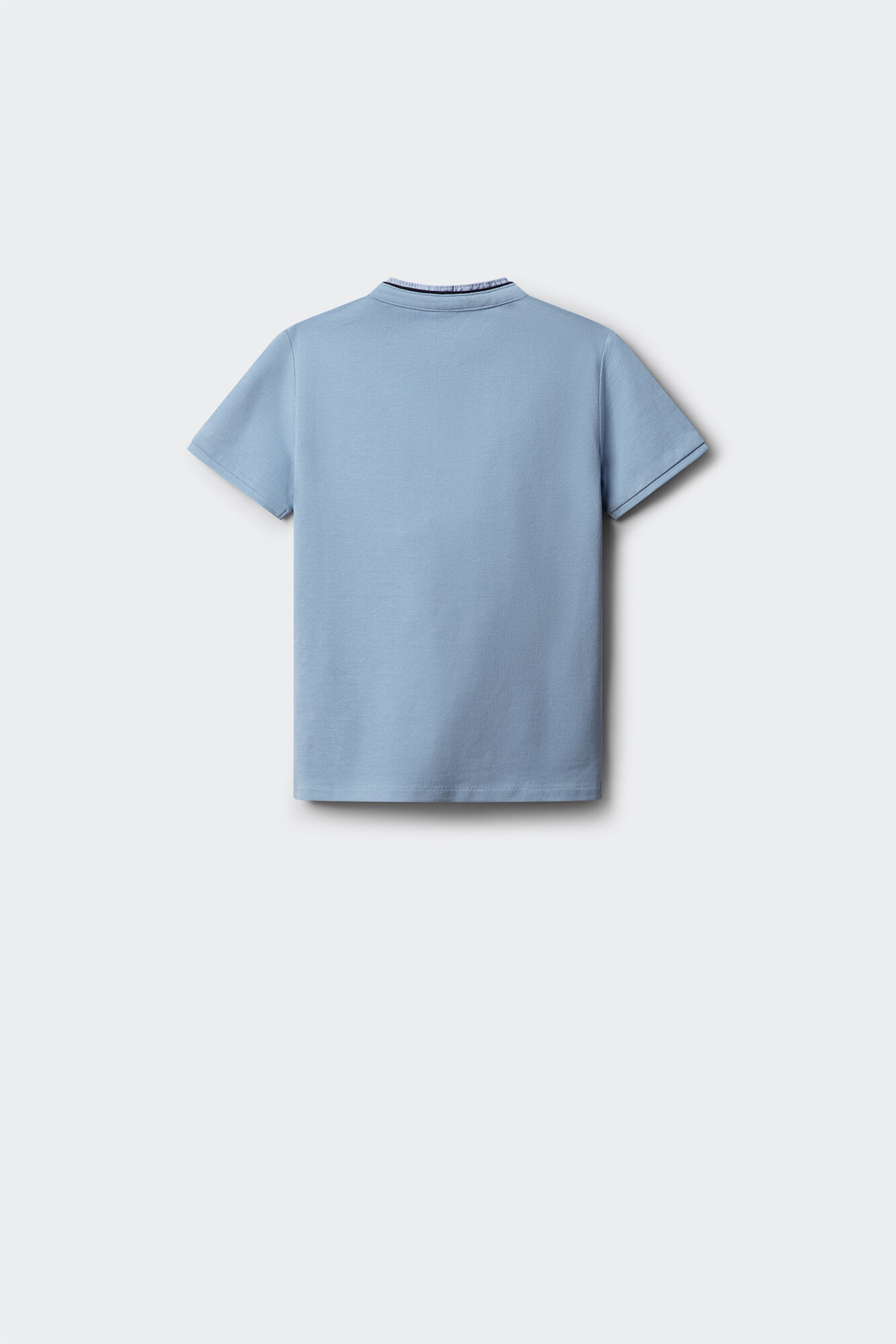 Springfield Kids Polo gola mao em chambray menino