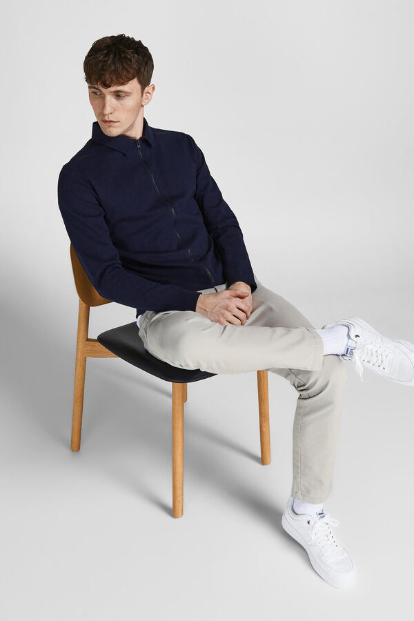 Jack & Jones Cotton chinos grey