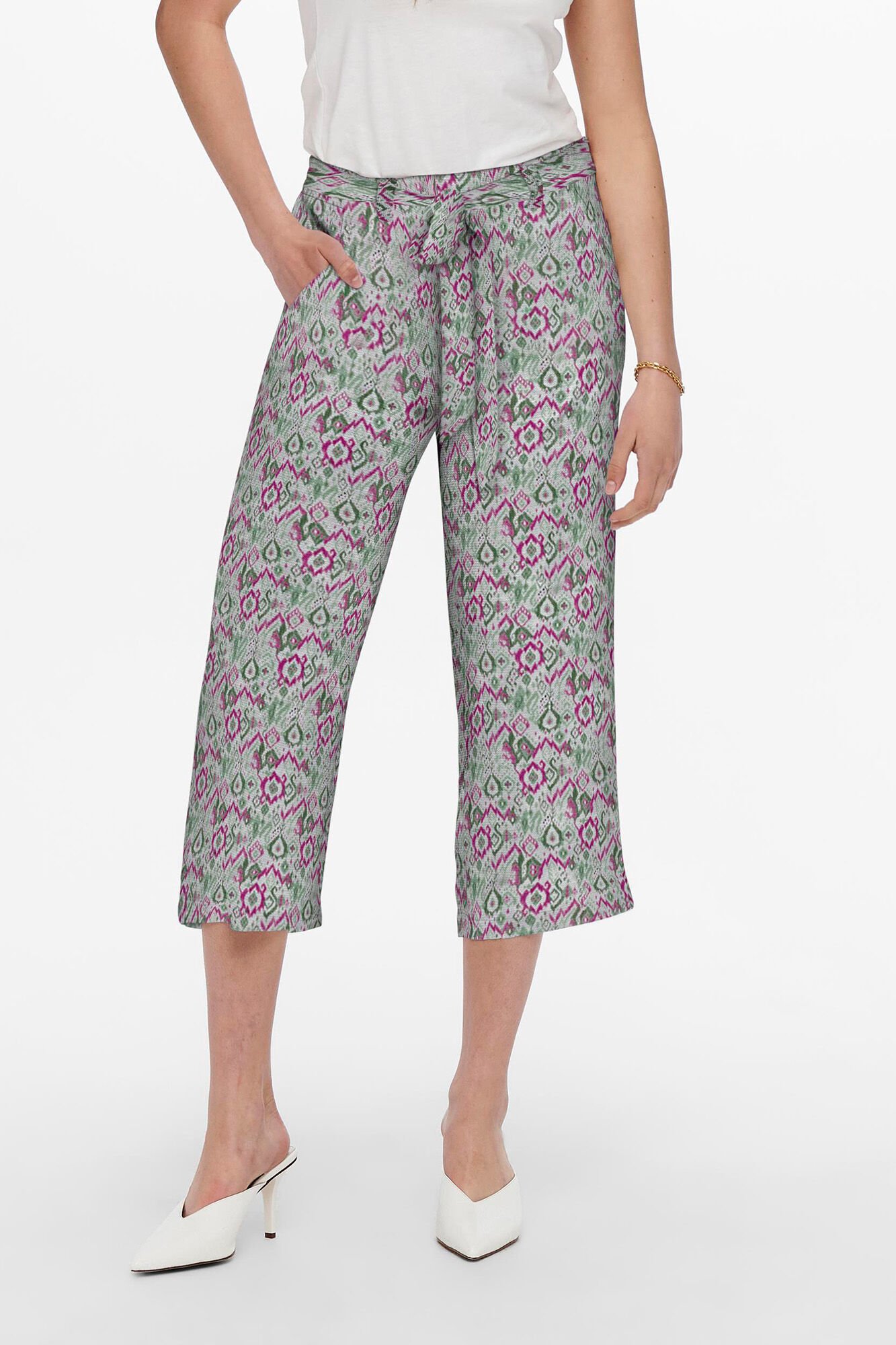 Gerry Weber Collection Flowing trousers with creases - purple (30904) - 40