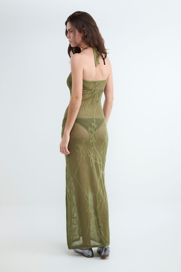 Balmohk Floral long dress green
