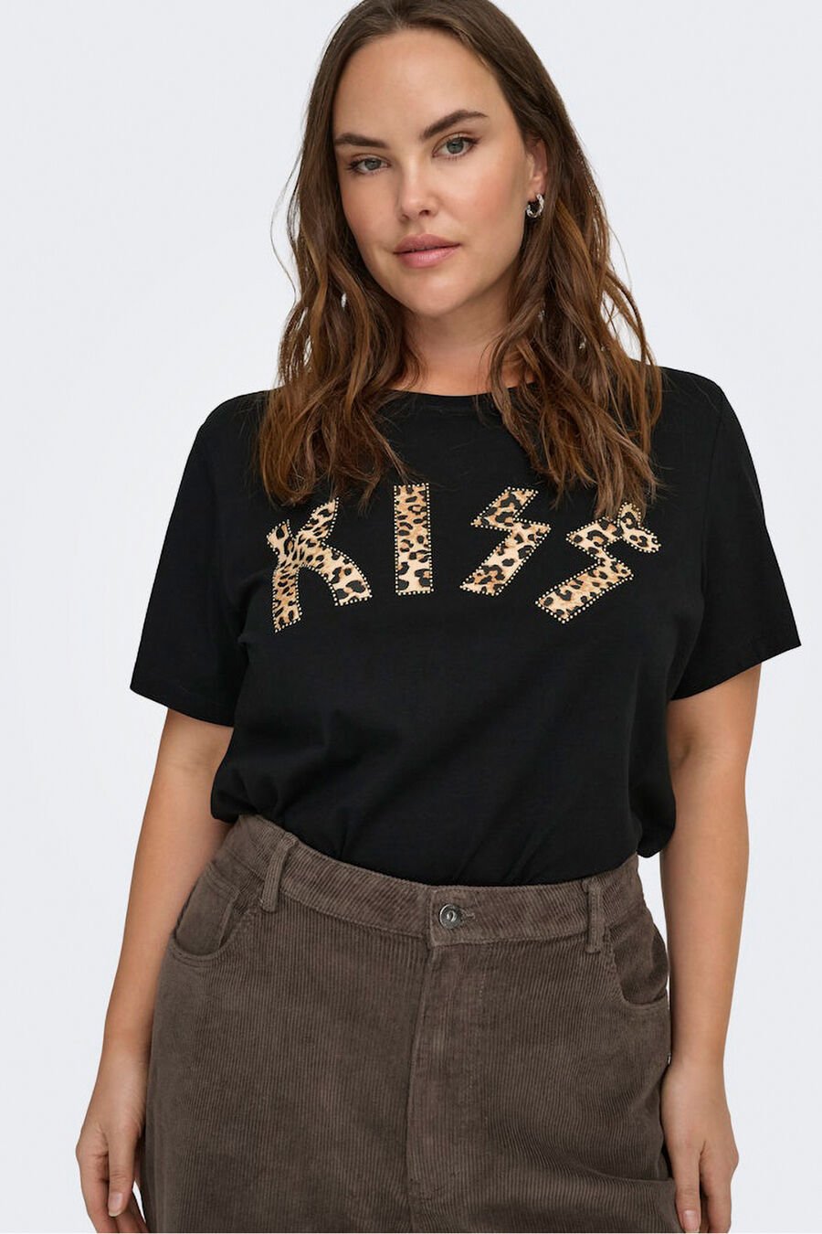 Camiseta de manga corta talla grande