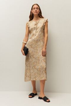 Systemaction Vestido largo estampado