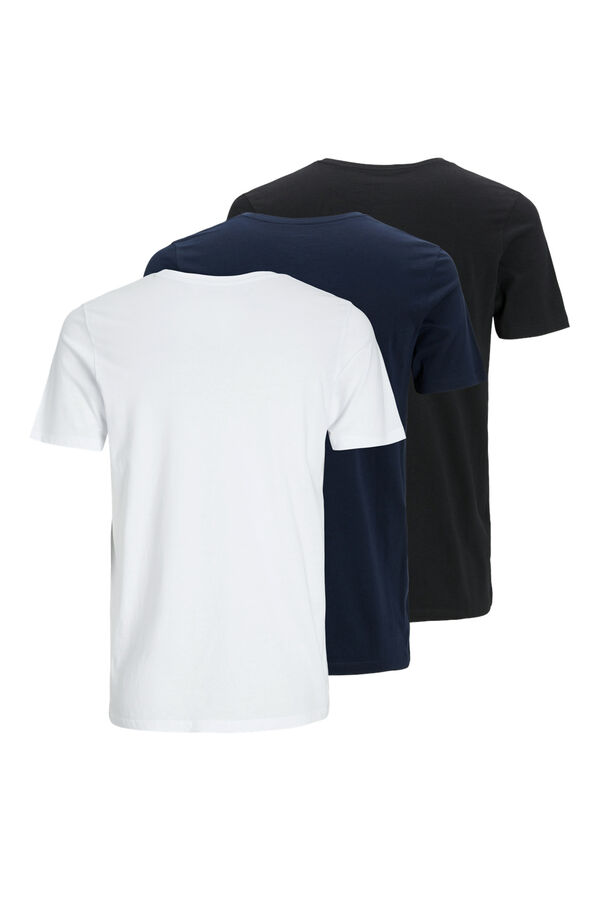 Springfield Pack x3 camisetas com logo branco