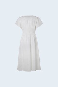 Springfield Dress with embroidery  white