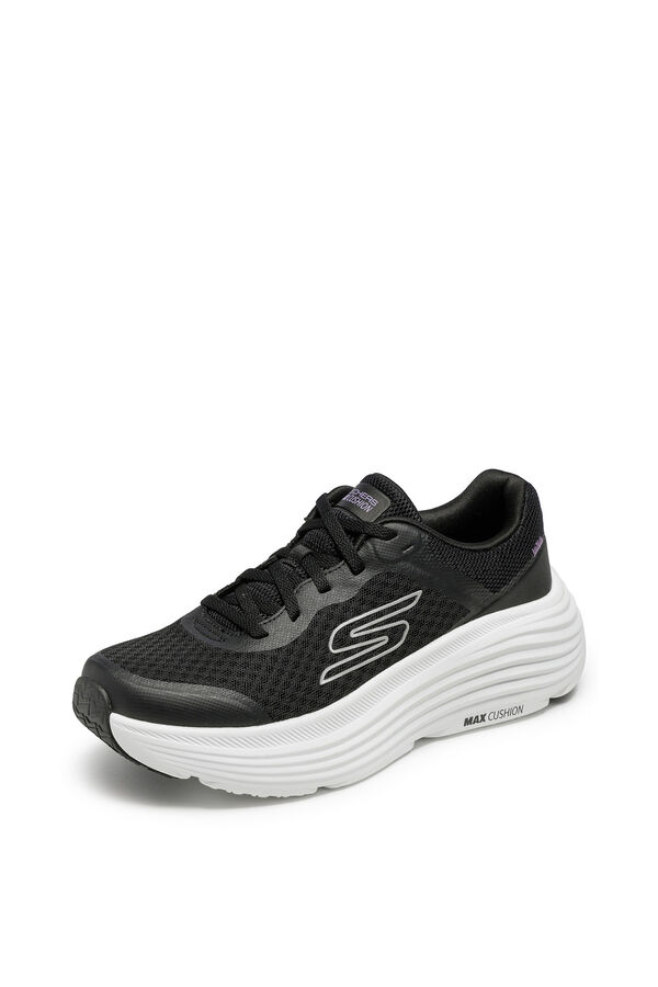 Skechers T&ecirc;nis com amortecimento m&aacute;ximo preto