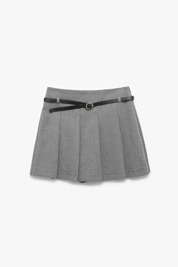 Koton Pleated miniskirt grey