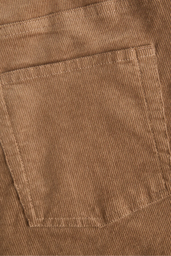 Jack & Jones Pantal&oacute;n loose fit corderoy tostado