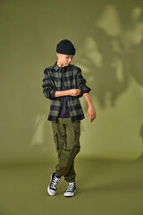 Only & Sons Junior Boy's overshirt. Zelena