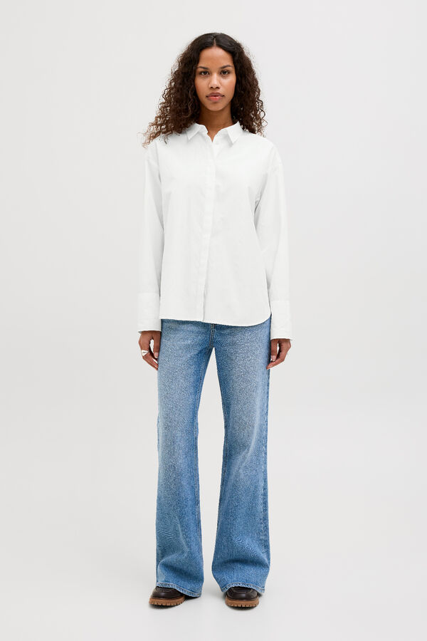 Jack & Jones Basic poplin shirt white