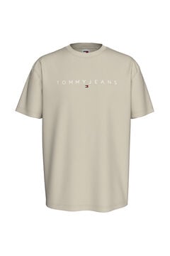 Springfield Camiseta masculina Tommy Jeans mostarda
