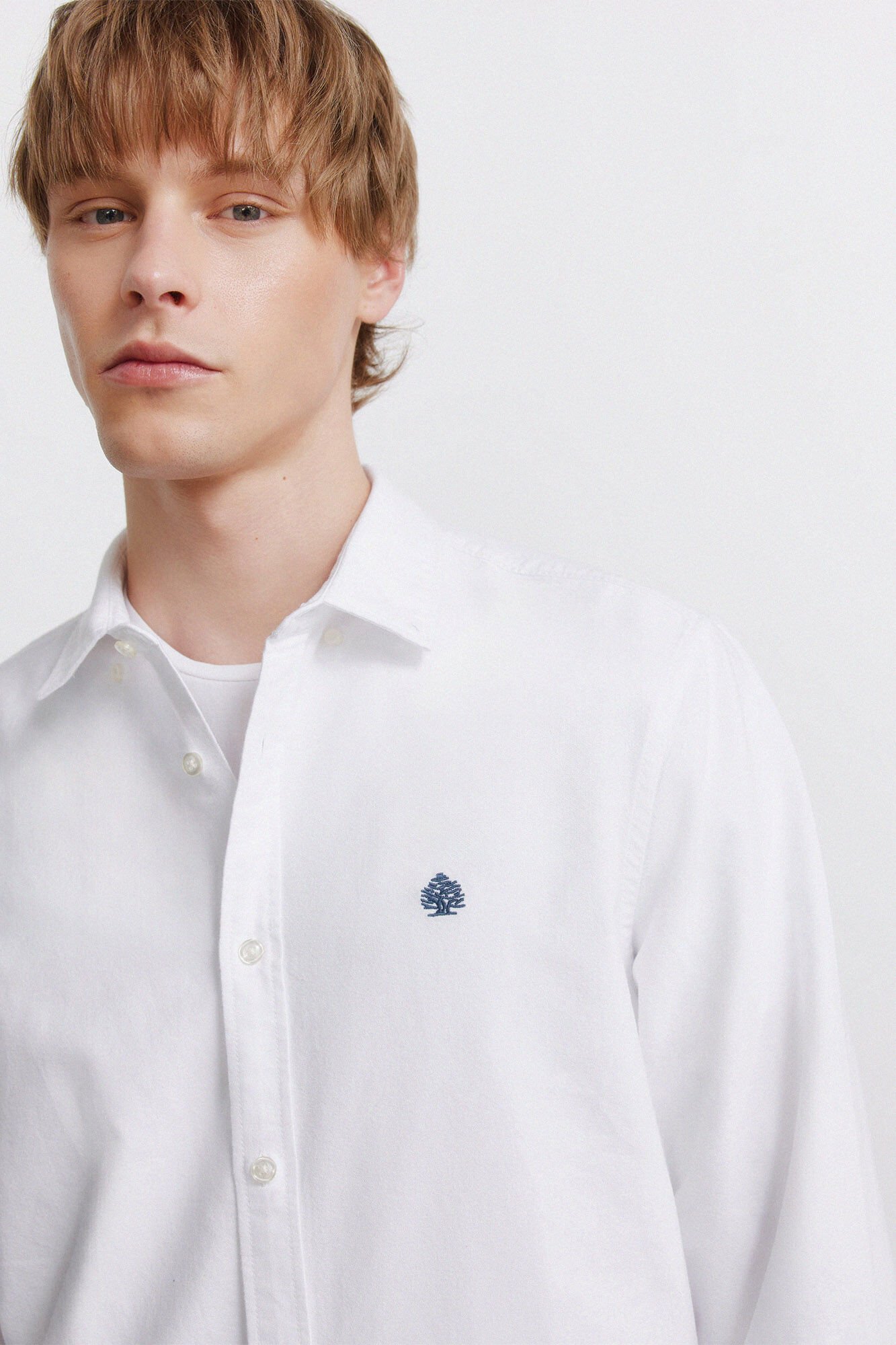 Springfield Oxford shirt with elbow patches