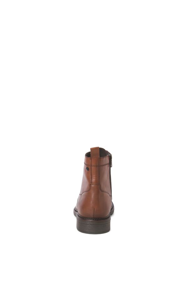 Jack & Jones 100% leather ankle boots nude