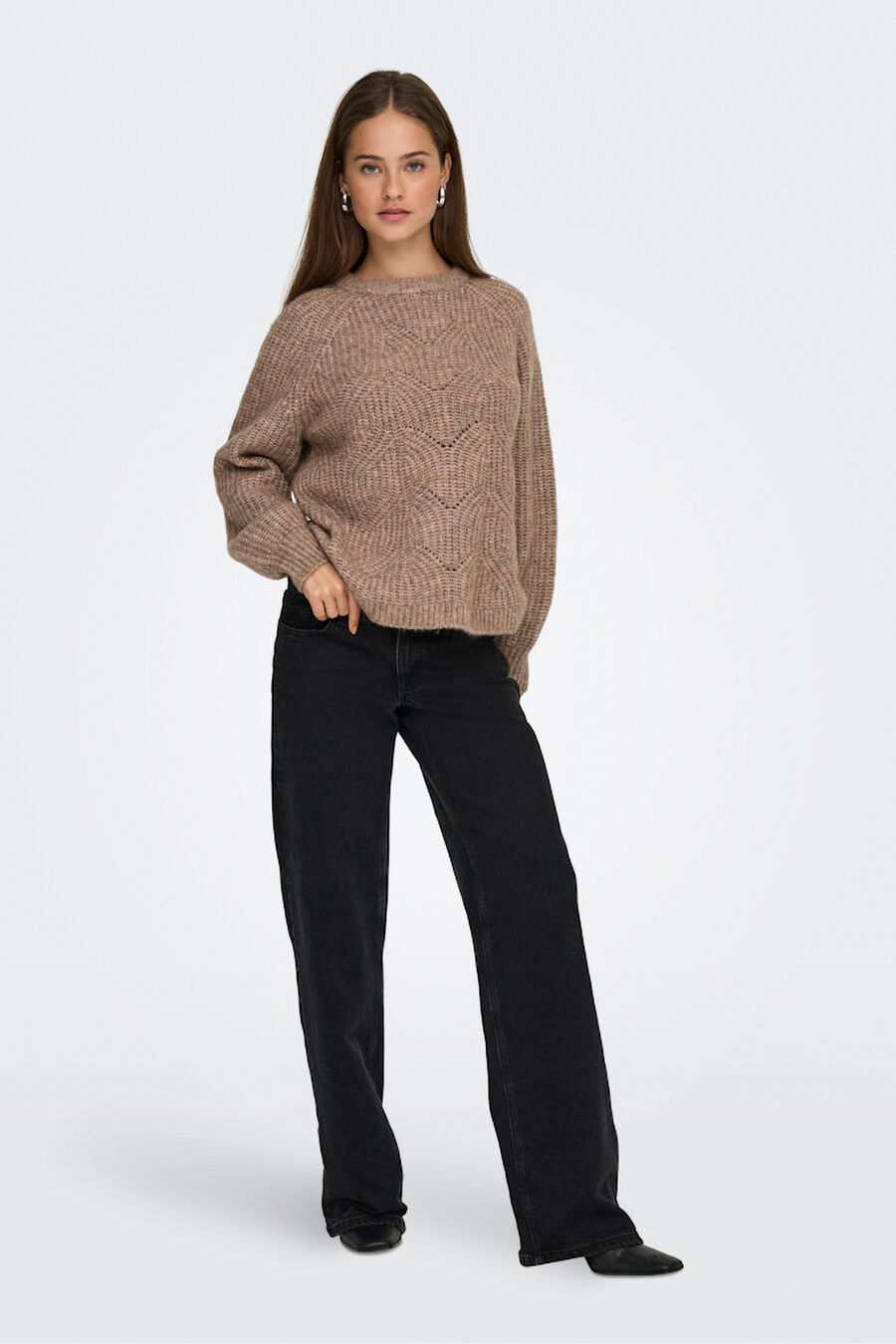 Jersey estructura cuello redondo