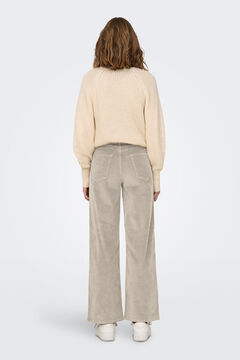Only Cal&ccedil;a de bombazina wide leg