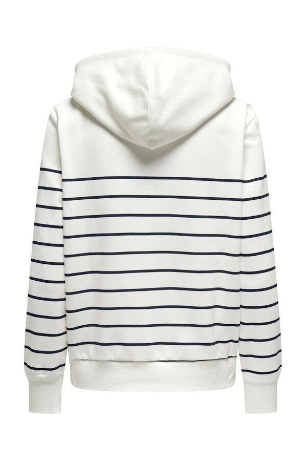 Only Sweatshirt with hood white