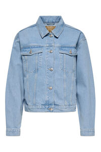 Only Denimjacke mit Vordertaschen