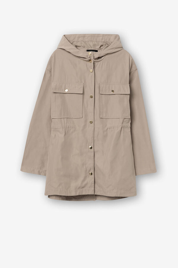Springfield Hooded parka brown