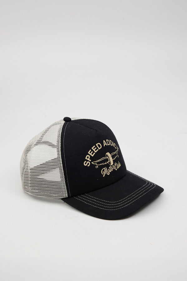 Inside Gorra trucker estampada blanco