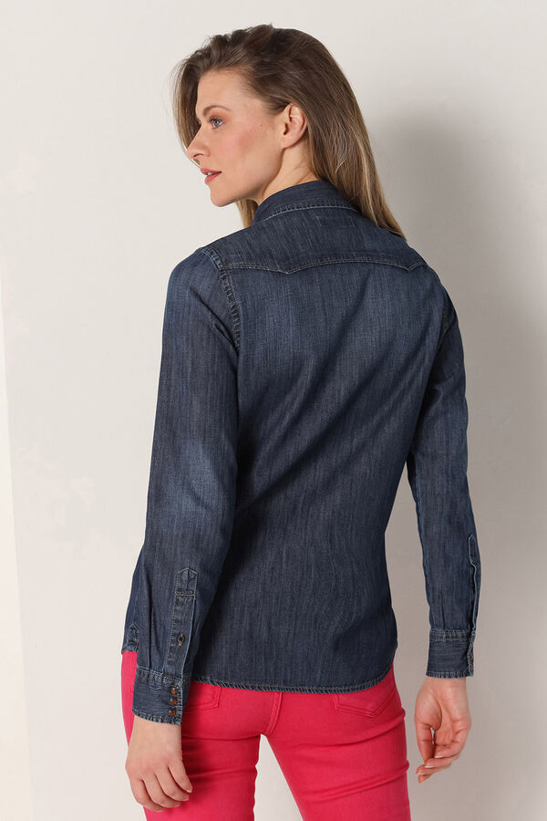 Lois  Texan Shirt blue