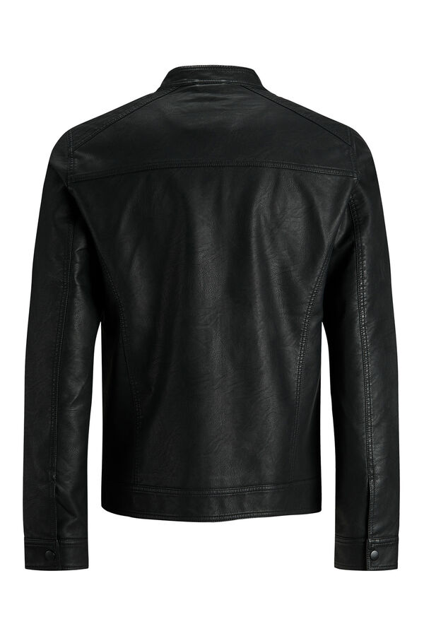Jack & Jones Synthetic biker jacket black