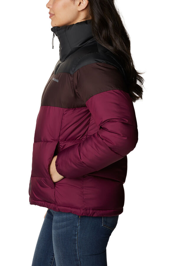 Springfield Columbia Puffect colour block jacket for women™  royal red