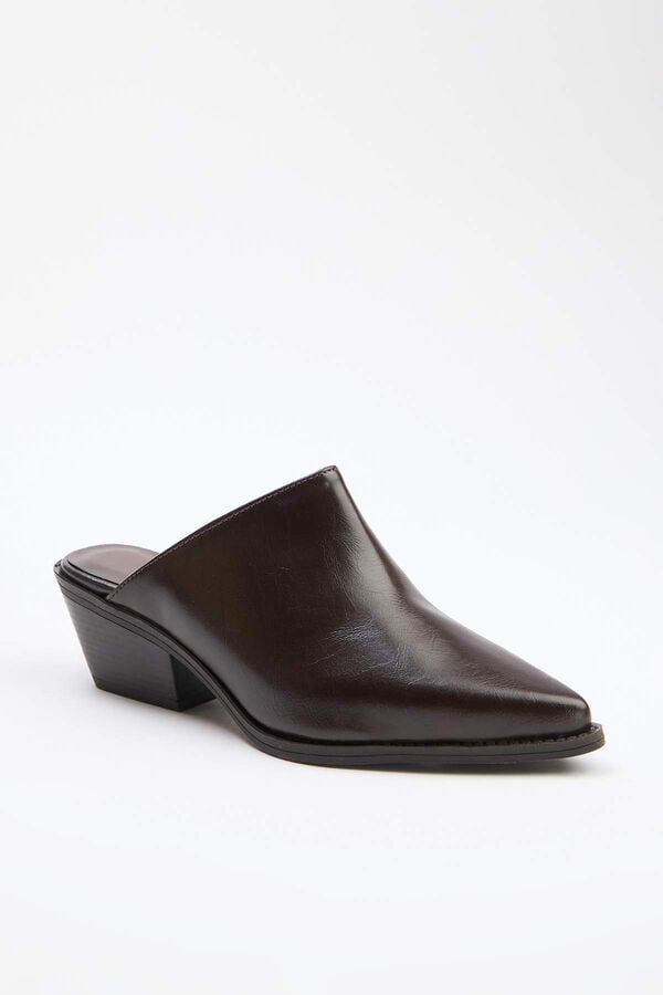 Trendyol Platform heel clogs brown