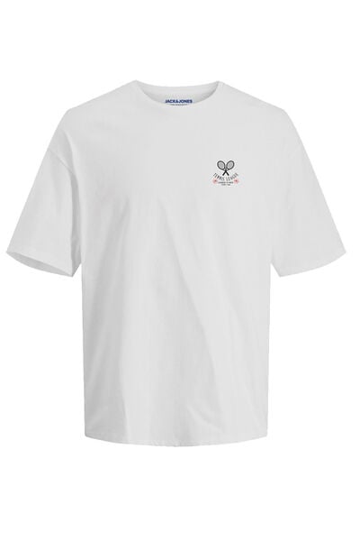 Springfield T-Shirt Oversized Fit Weiß