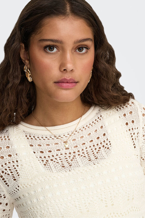 JDY Short sleeve sleeved jersey white