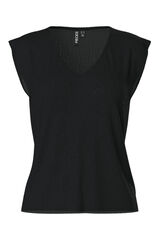 Pieces Top de flores negro