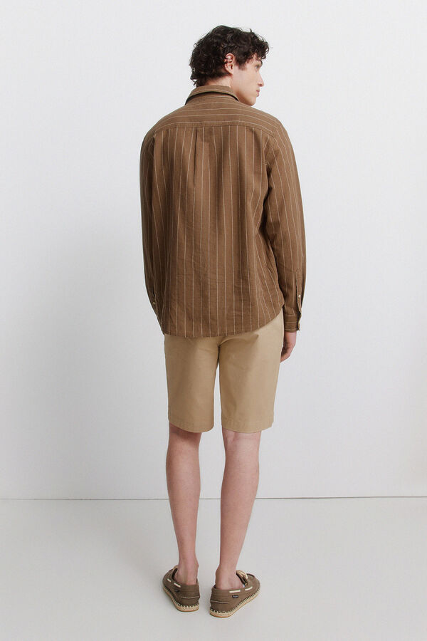 Springfield Bermude u boji comfort fit Bež