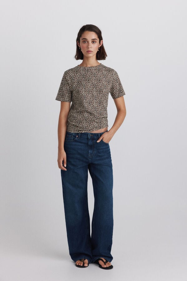 Springfield Animal print T-shirt printed