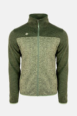 Springfield IZAS jersey-knit fleece jacket grey
